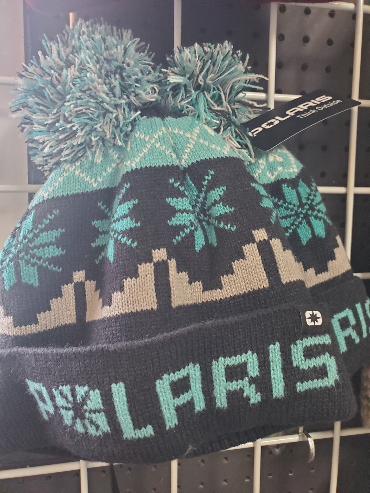 Polaris Fair Isle Pom Beanie