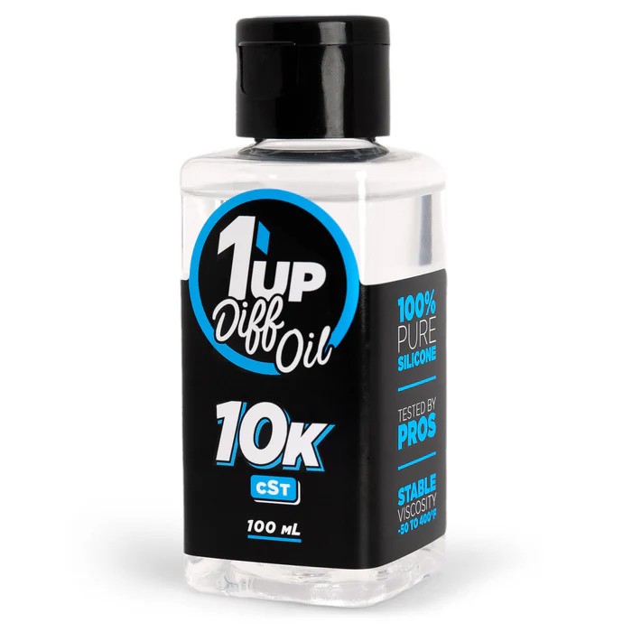 1Up Racing 110010 - Pure Silicone Diff Oil, 100ml, 10K CST
