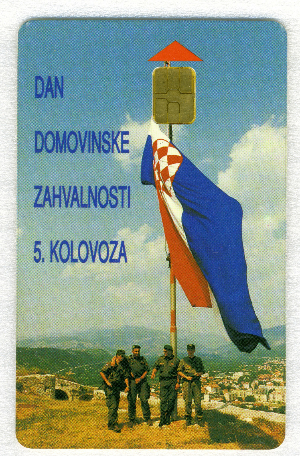 Croatia Phone Card Operation Storm - Oluja - 1st Anniversary - 1996 - Flag Knin