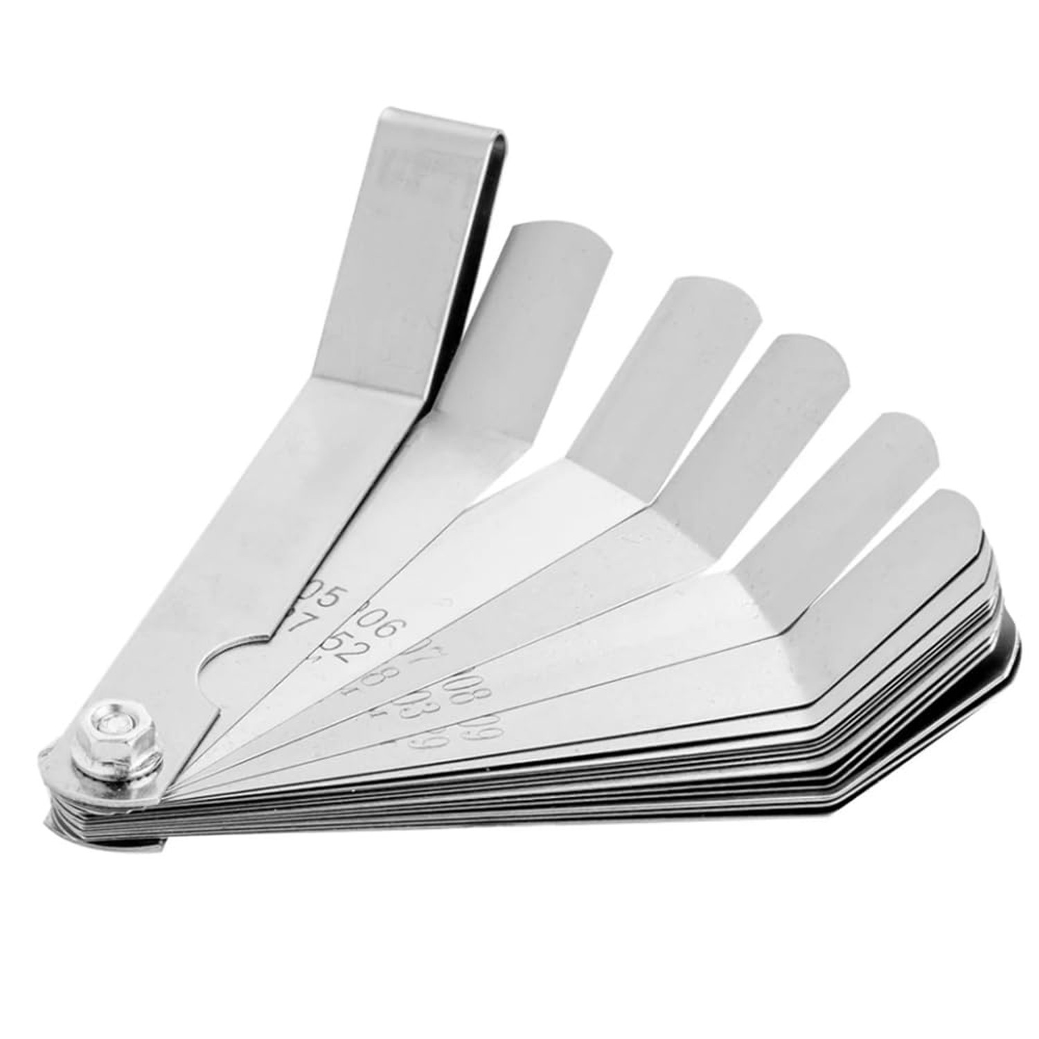 Feeler Gauges - 16 Blades Feeler Gauge Set Stainless Steel Dual Marked Metric...