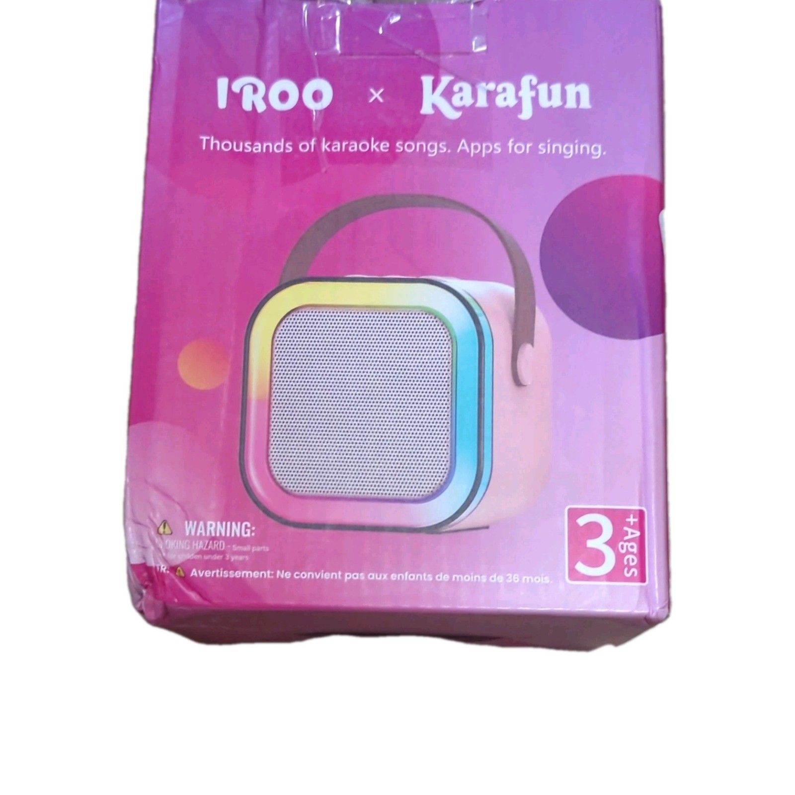 Portable Karaoke System Multicolor