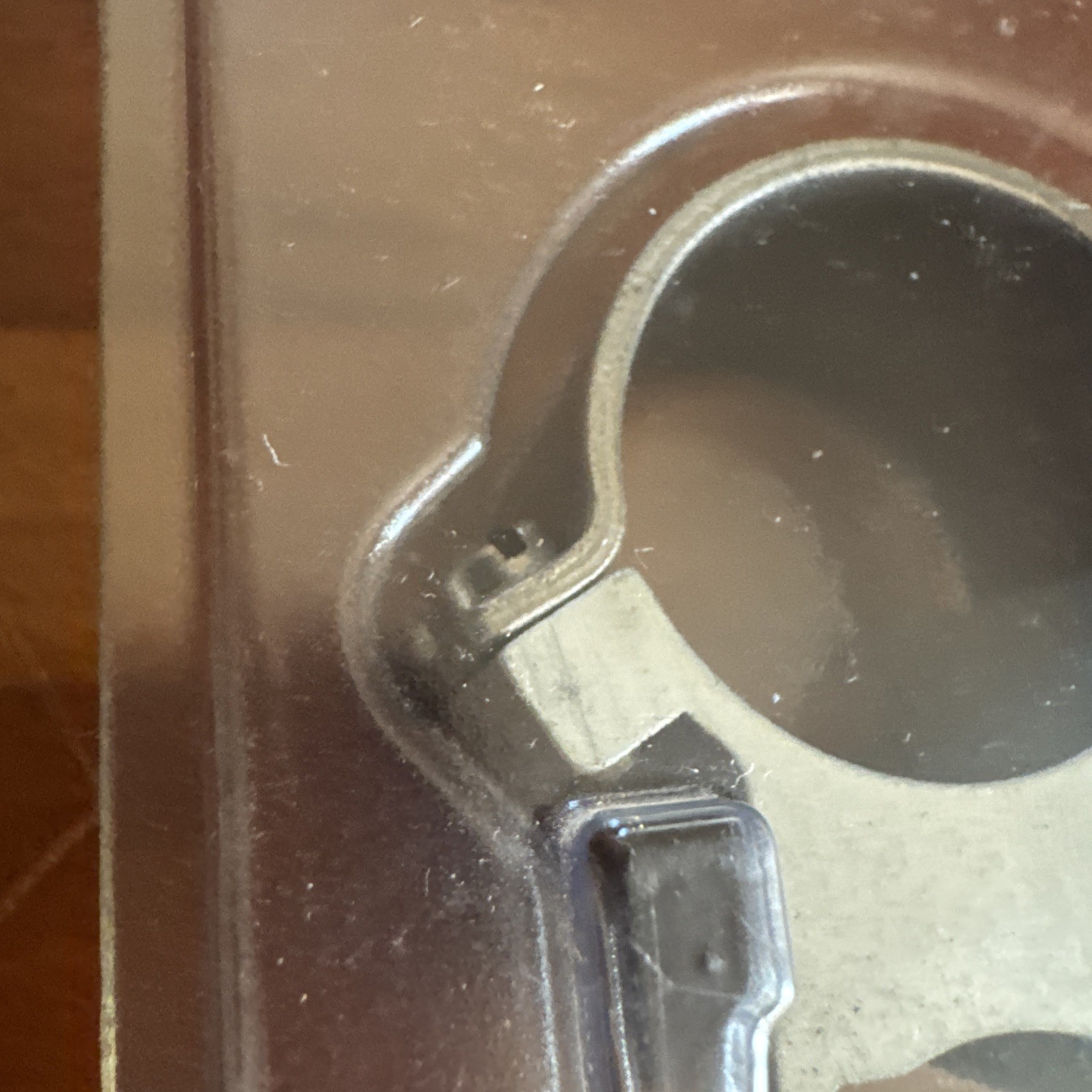 .22 Cal Scope Ring Mounts Polished Steel For Ruger And Medium Barrel