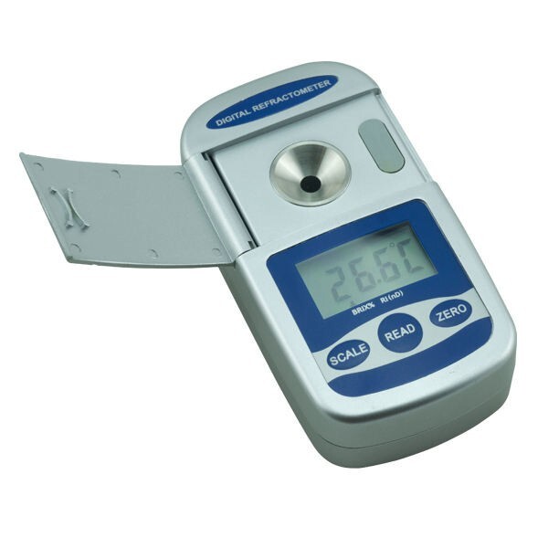 Handheld Brix Meter Fruit Vegetables Refractometer with Brix Range 0 to 45%