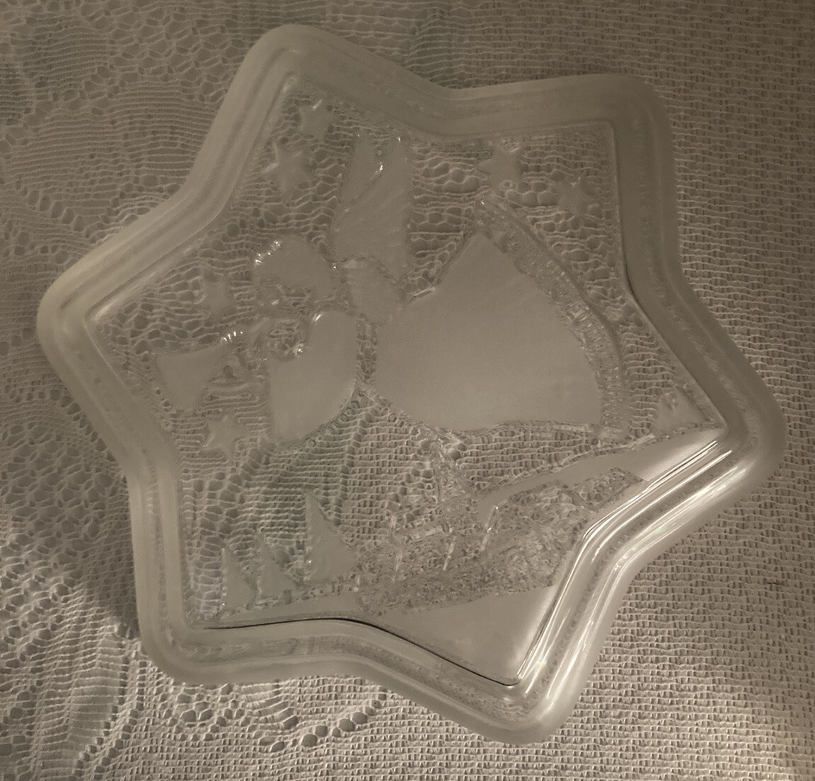 holiday crystal cut glass