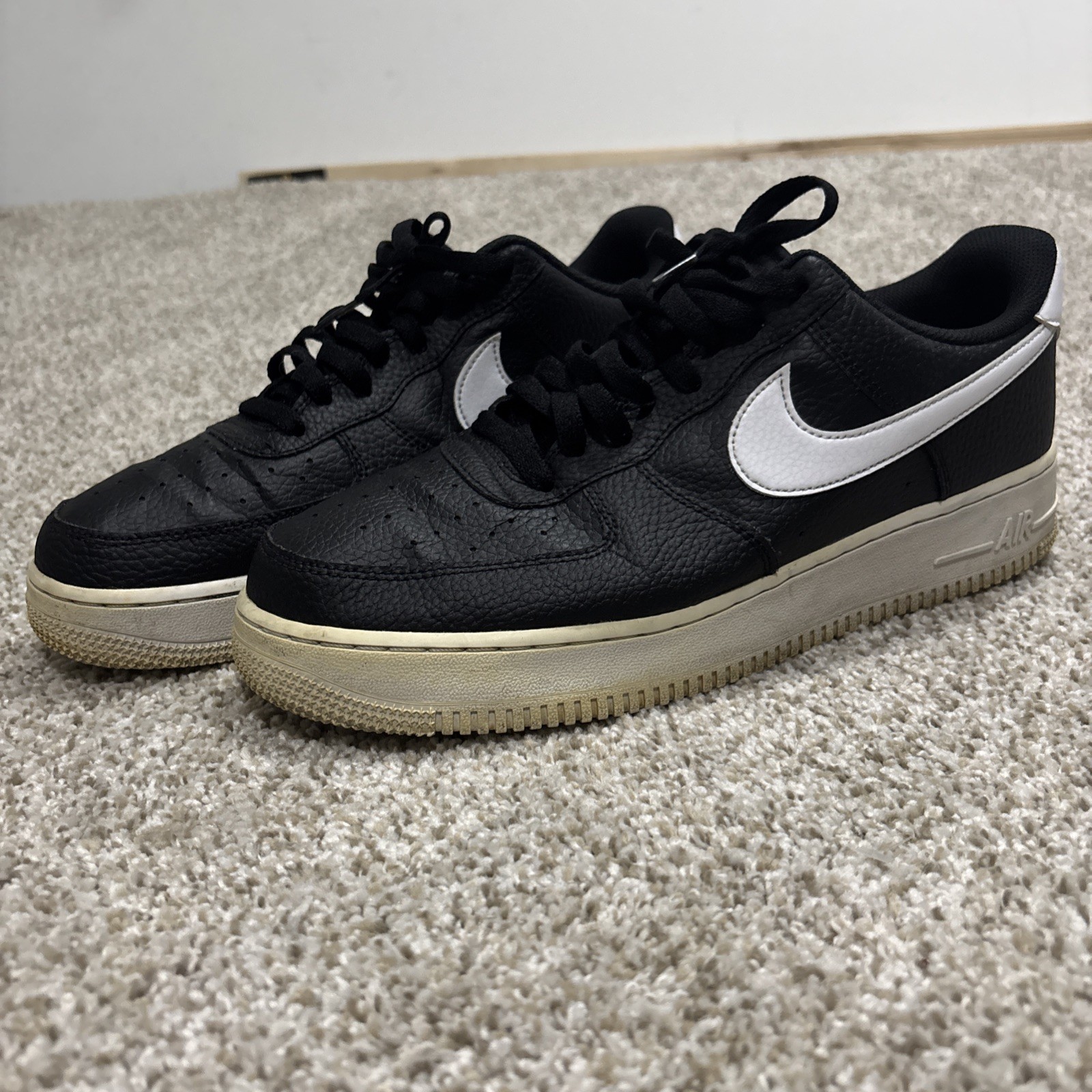 Men's Nike Air Force 1 '07 Black/White (CT2302 002) Size 11