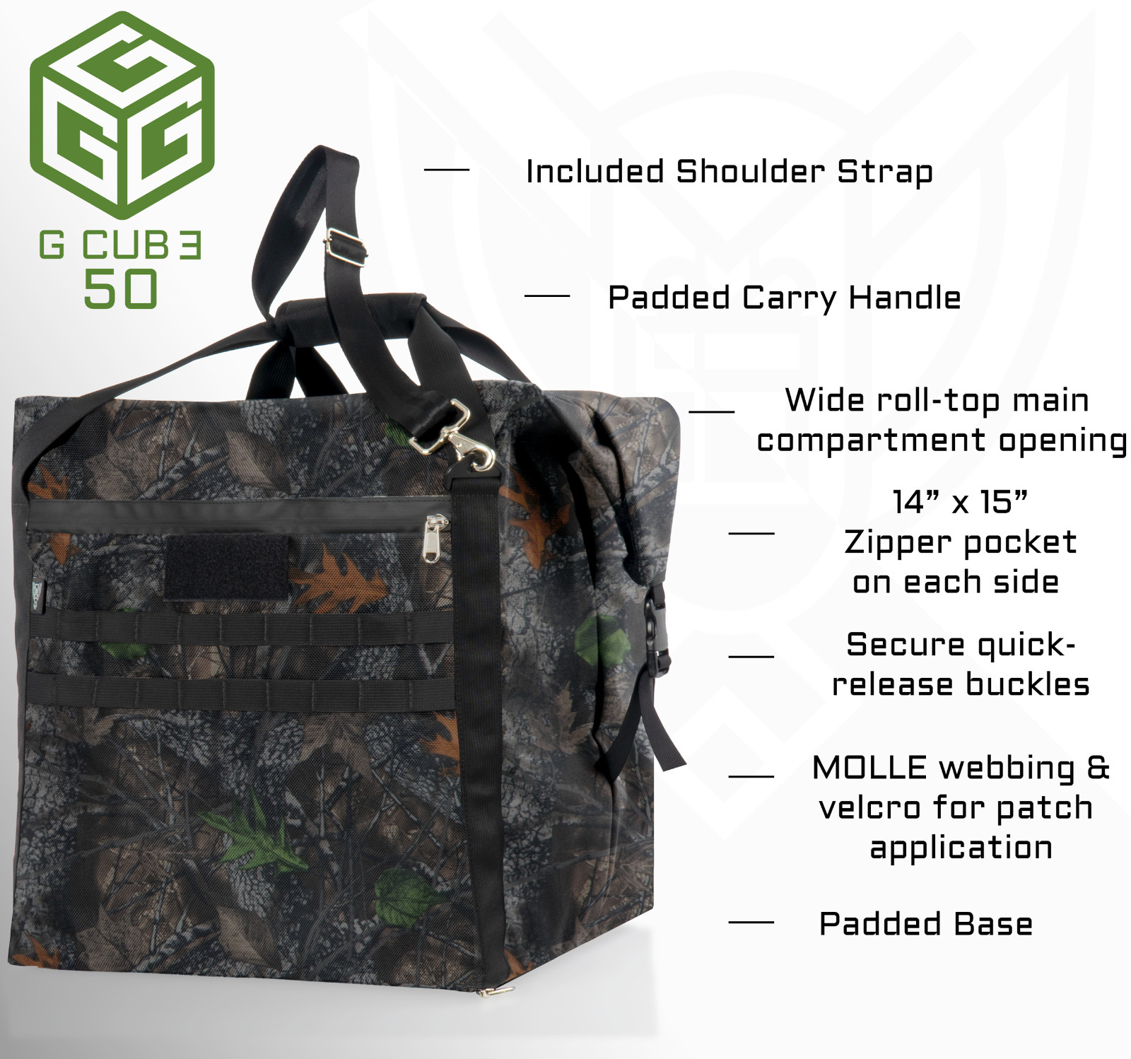 Xtreme Sight Line ~ G Cube ~ 50~ Backwoods~Camo