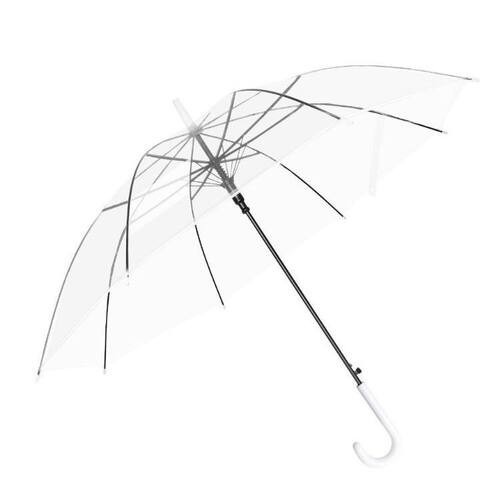 Clear Umbrella Transparent Dome Waterproof Windproof Long Handle Rain Umbrella