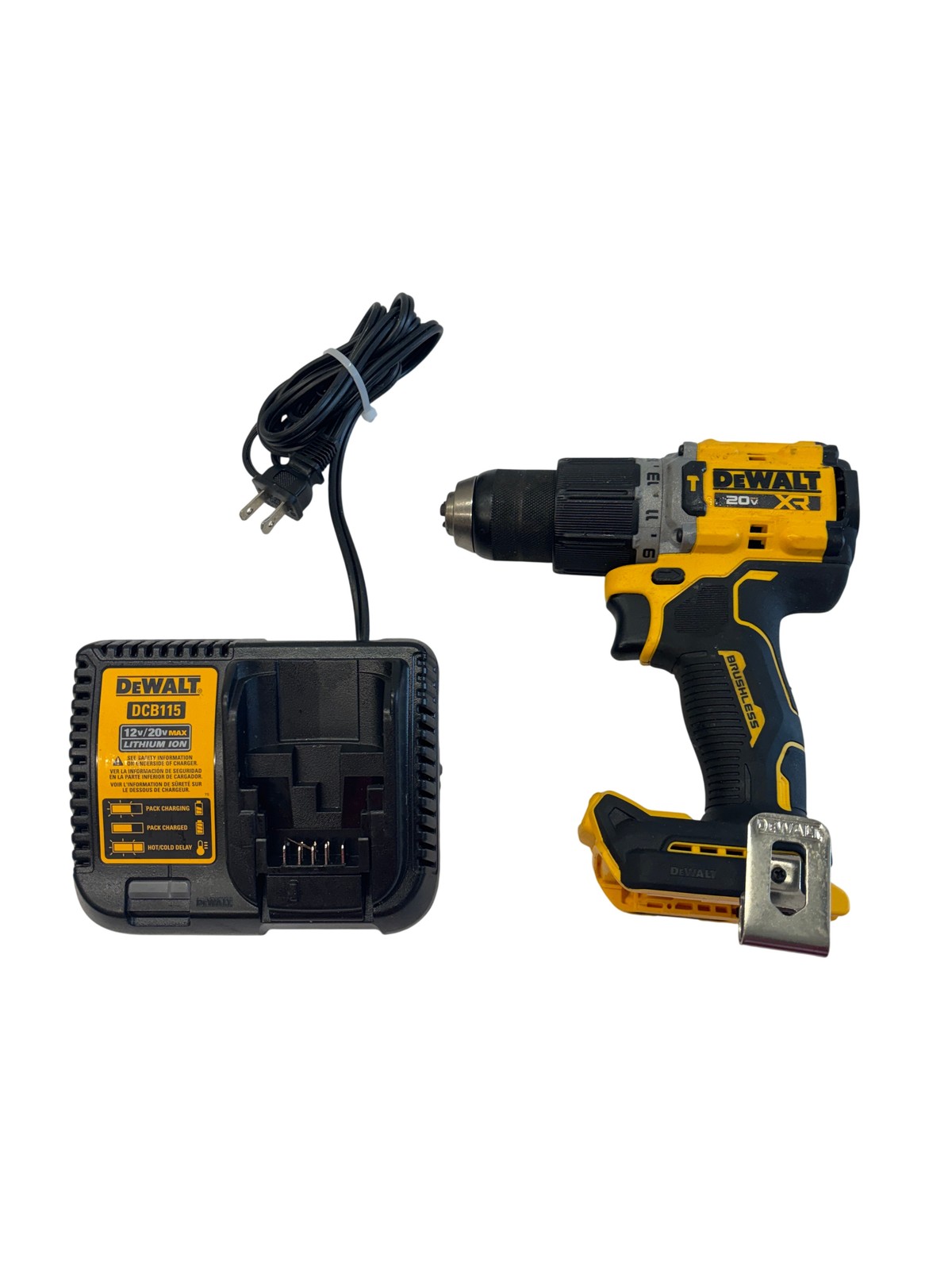 DEWALT DCD805 20-Volt Lithium-Ion Compact Cordless 1/2 in. Hammer Drill
