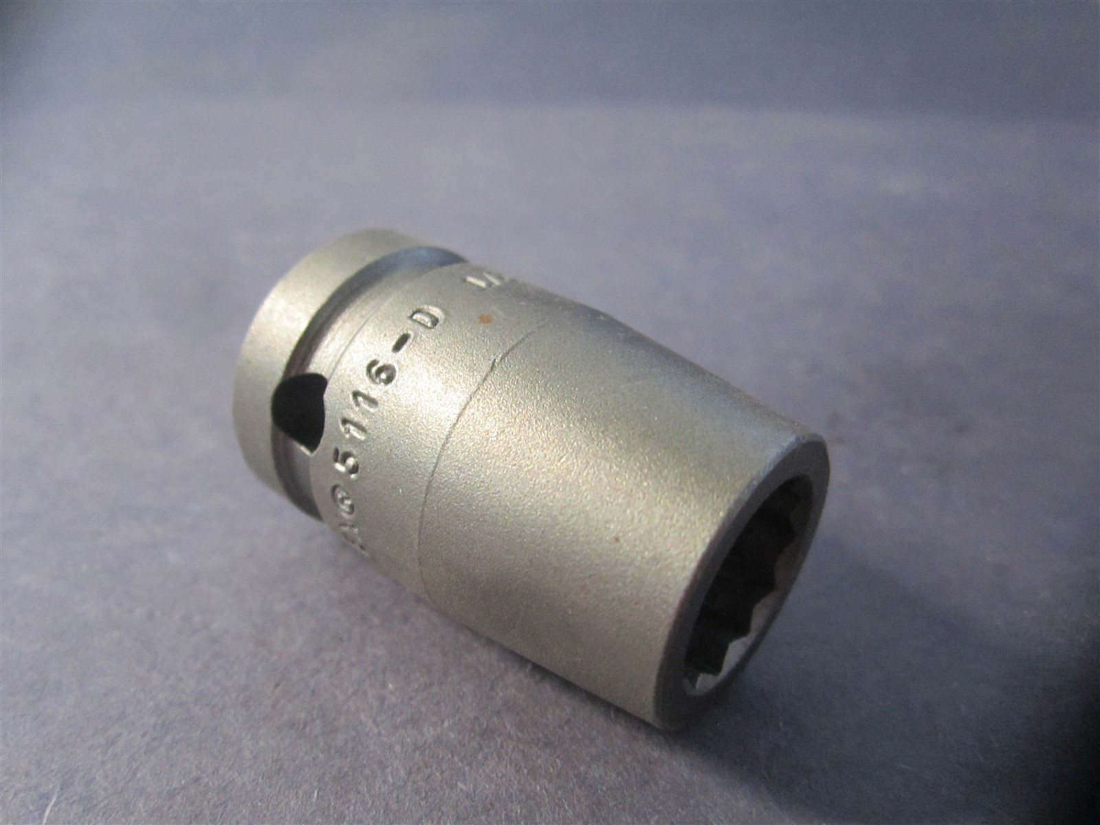 Apex (5116) 1/2"x 1/2"Drive 1-1/2" OAL 12 Pt. Standard Tapered Impact Socket