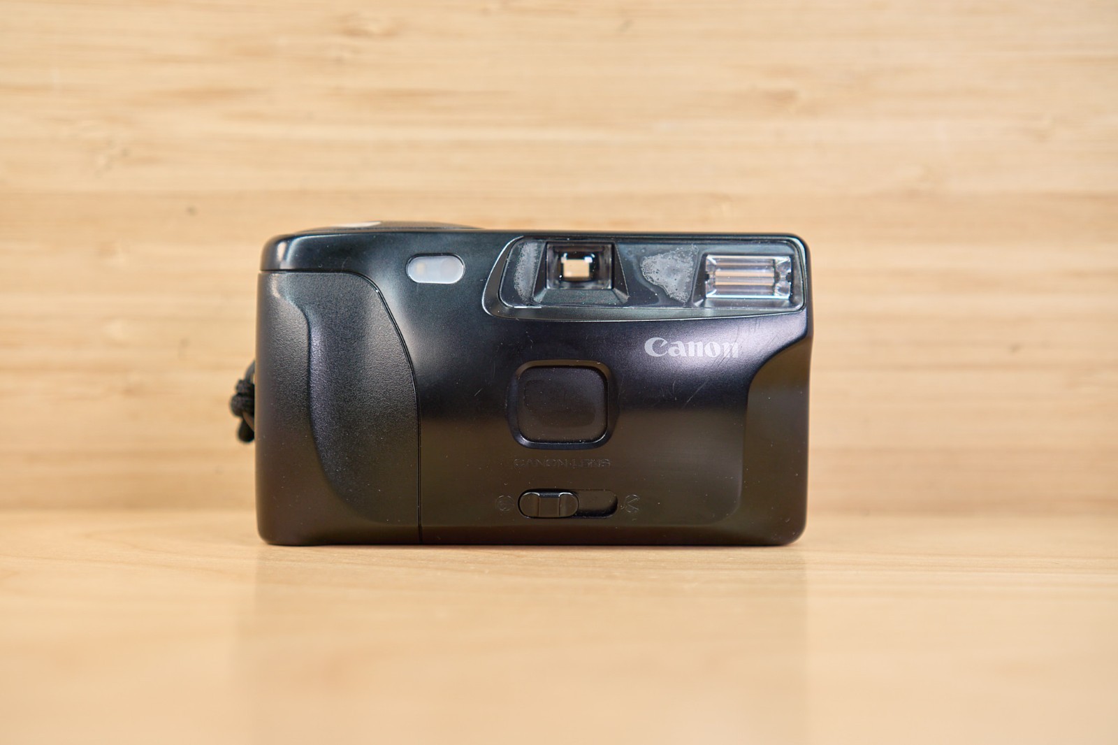 Canon Snappy V 35mm Point and Shoot Film Camera Black Vintage Japan