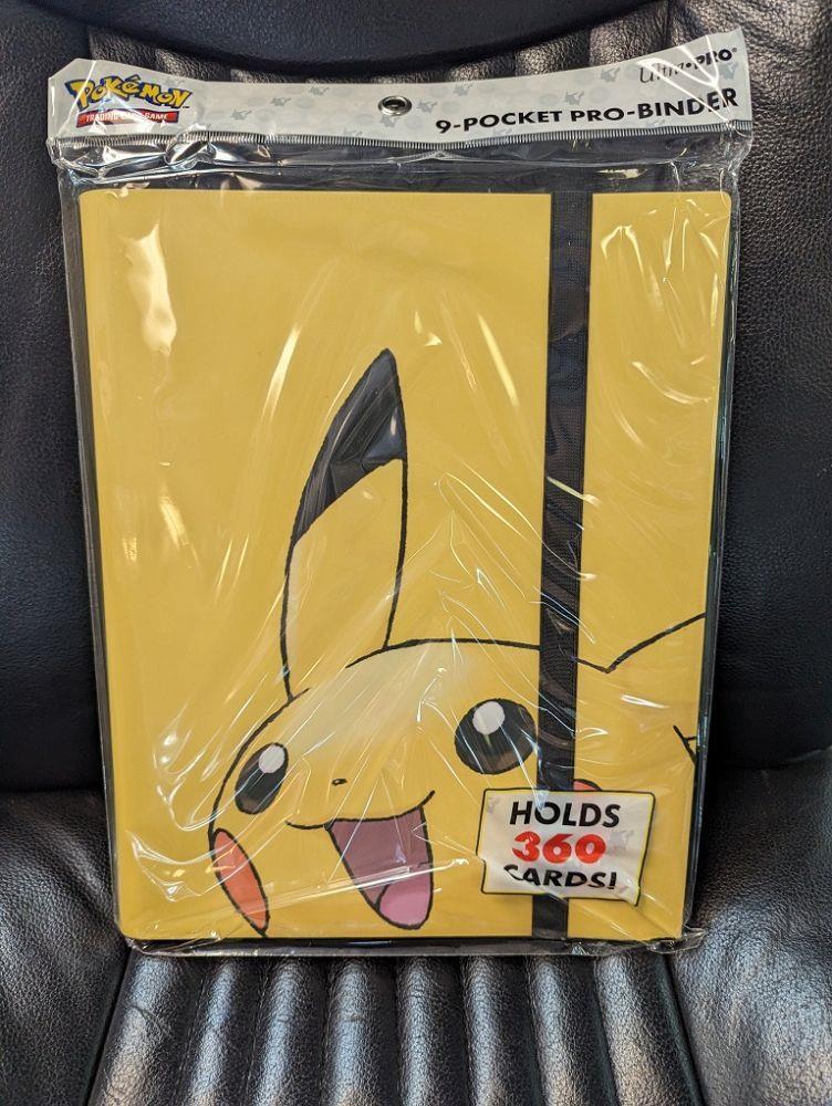 Ultra Pro Pokemon Pikachu 9 Pocket Pro Binder