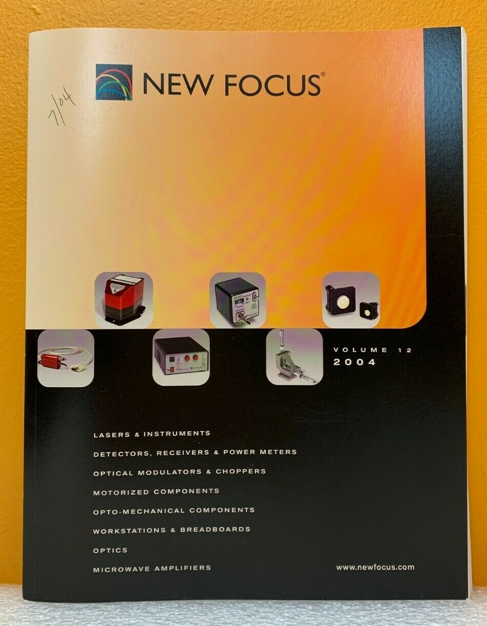 New Focus, Inc. 2004 Volume 12 Catalog.