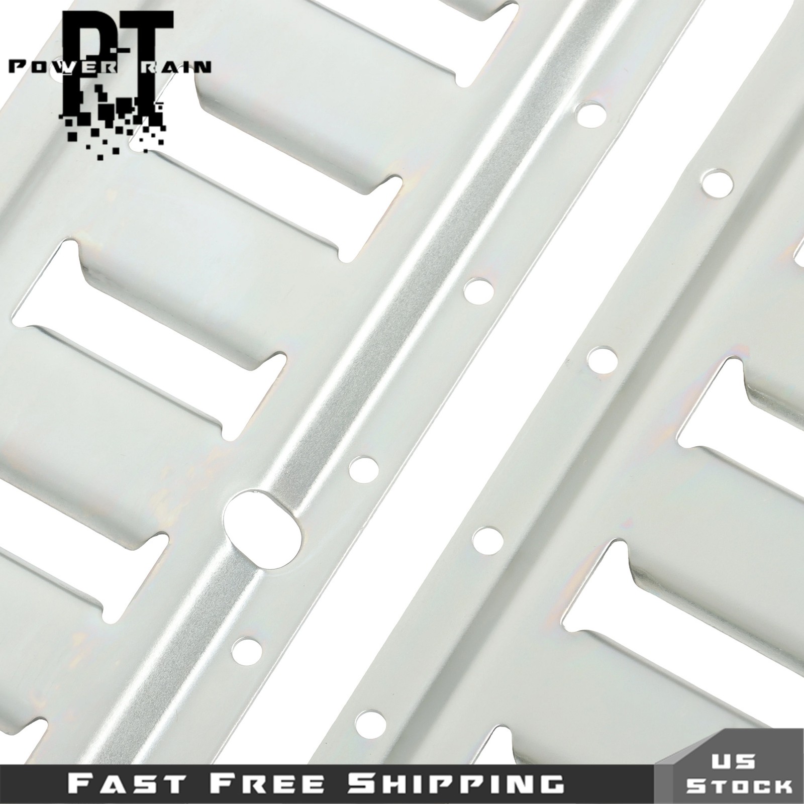 Fit For Garages Trailers E Track Tie Down Rail Kit 8× 2' E-Track Bar Rails