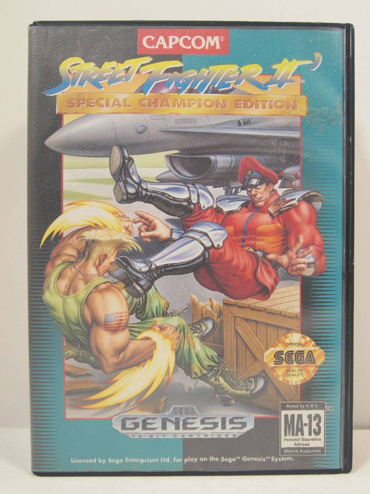 Street Fighter II 2 Champion Edition Case (SEGA Genesis) Authentic BOX ONLY