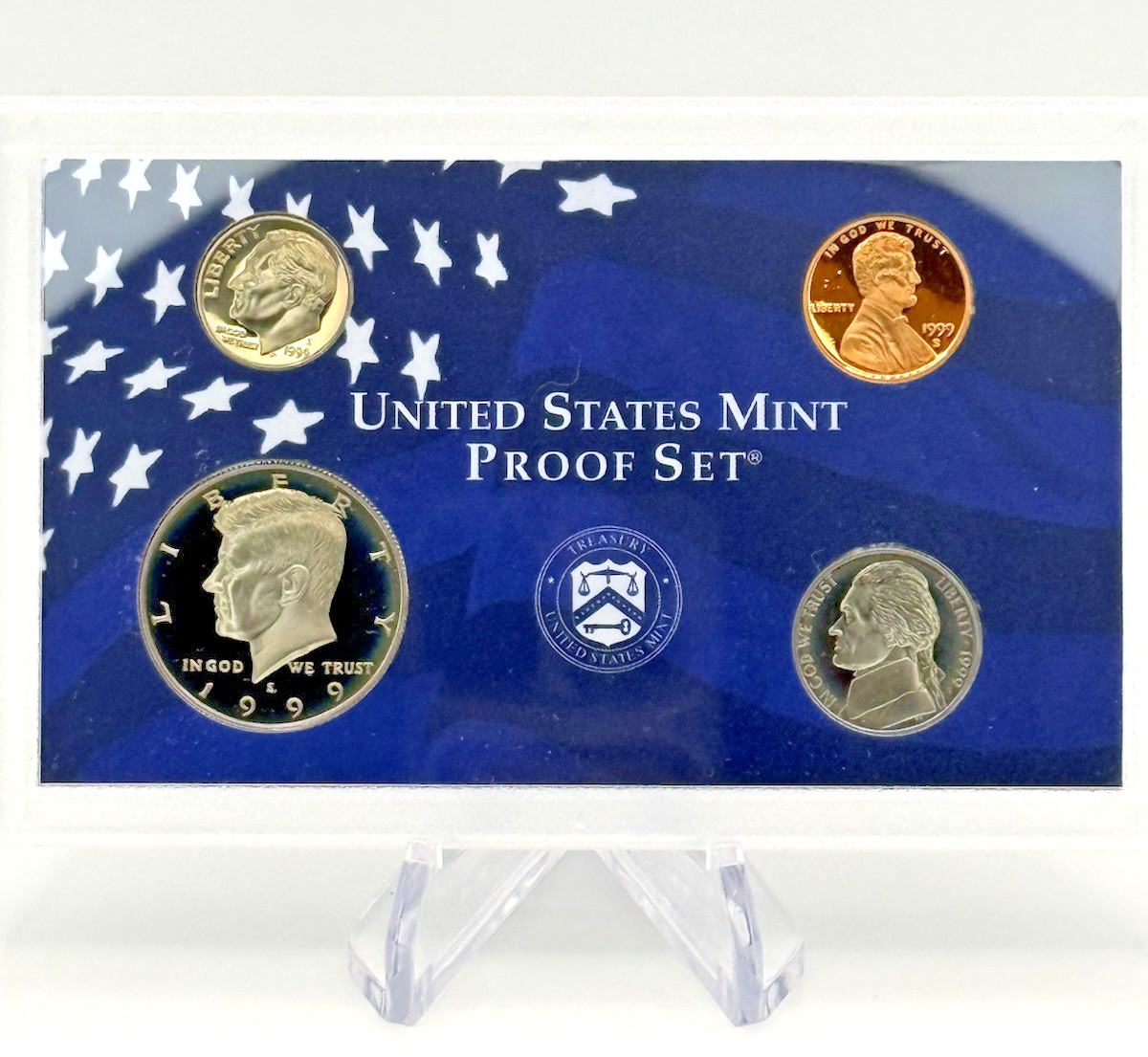 1999-S US Mint Proof Set 9 Coin Set OGP Original Government Packaging COA