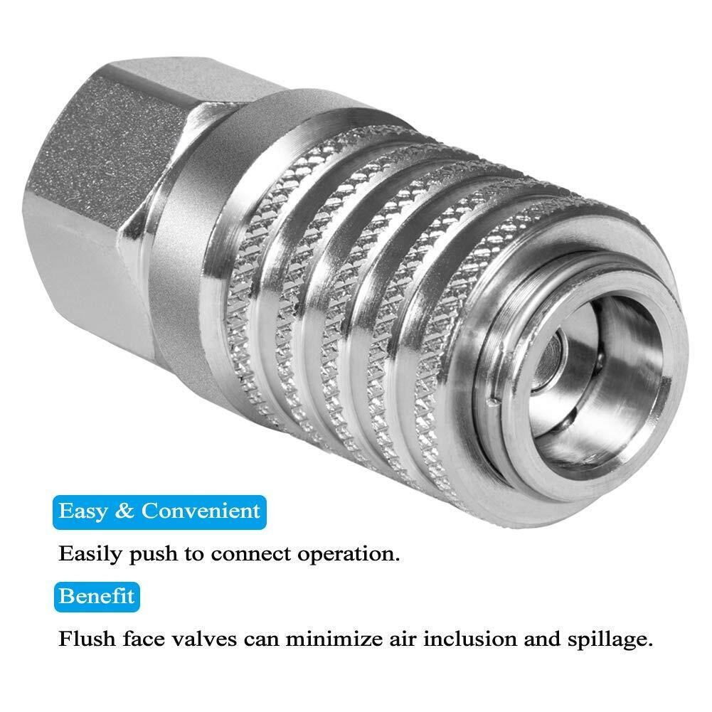 PD242 PD Test Port & Diagnostic Equipment Quick Coupler with Female Pipe Thread/