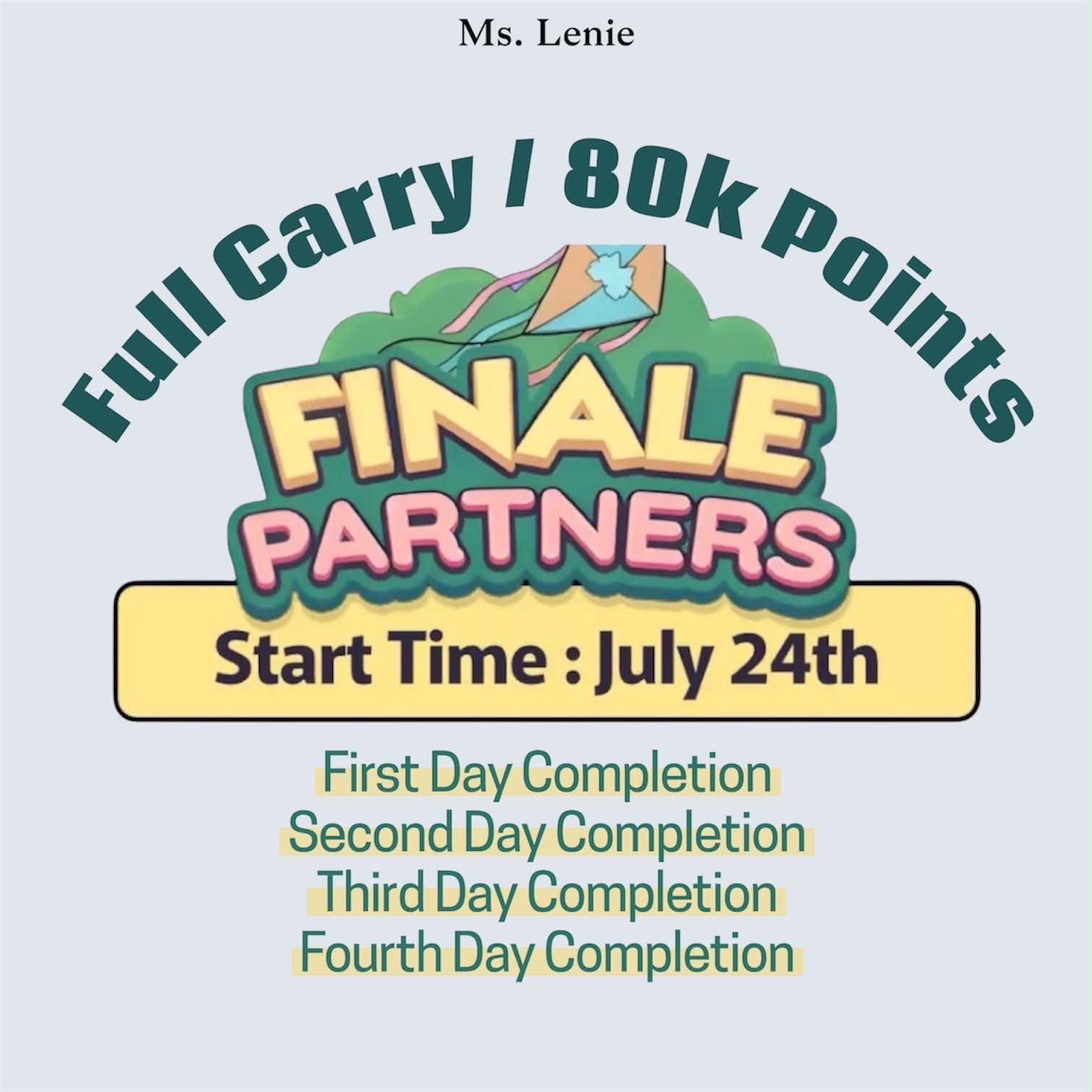 Monopoly GO Finale Partners Event l 80k Points l July 24 l Fast Delivery