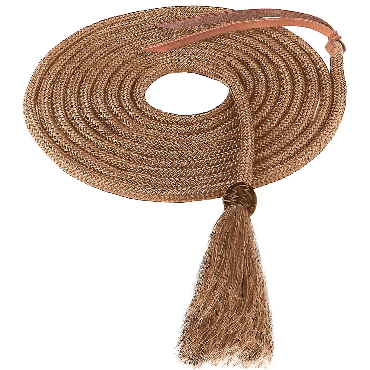 Weaver Leather Braided Nylon Horse Mecate with Horsehair Tassel and Rawhide