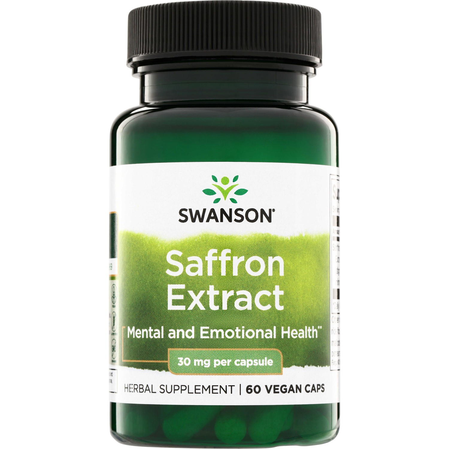 Swanson Saffron Extract 30 mg 60 Vegan Caps