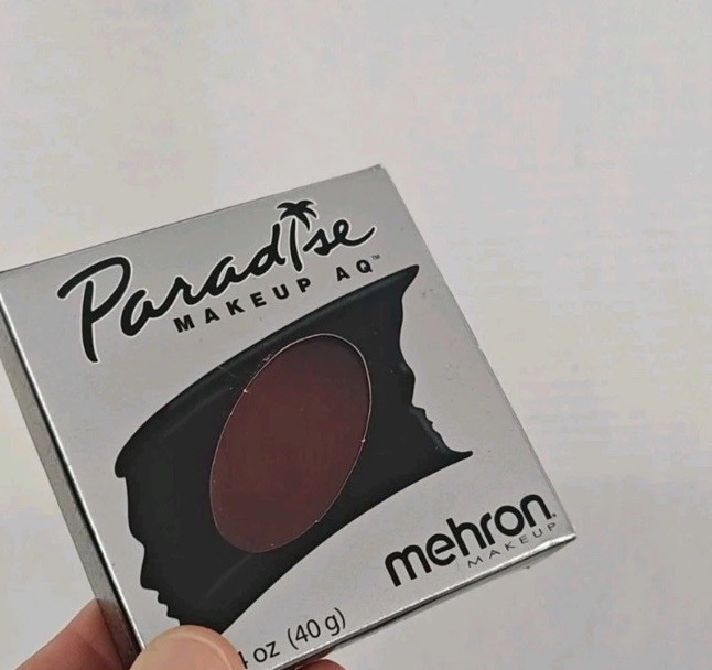 Mehron Paradise Makeup AQ Body & Face Paint Red Water Activated High Pigment New