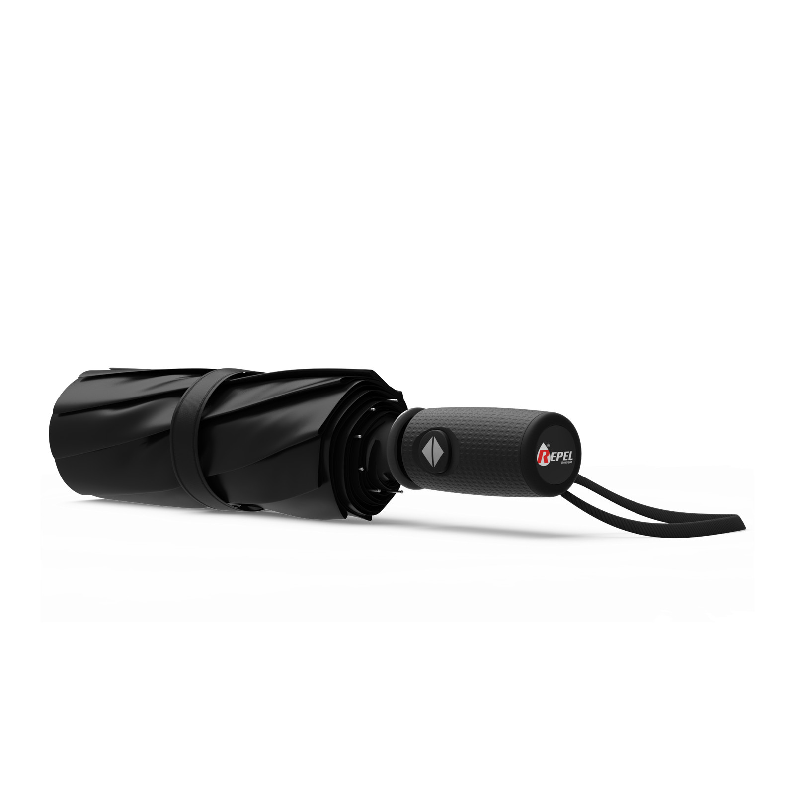 Repel Umbrella Windproof Travel Umbrella Black Onyx New