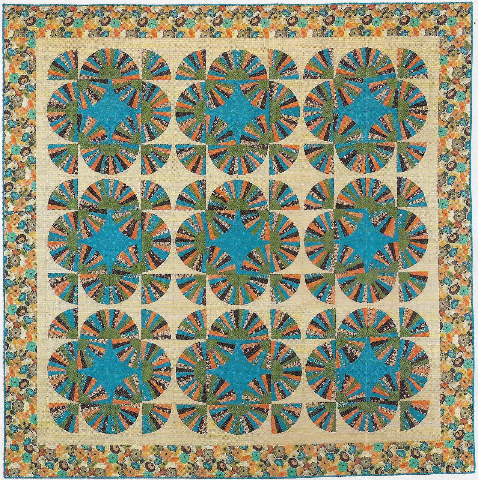 Fuji Afternoon Quilt quilting pattern instructions
