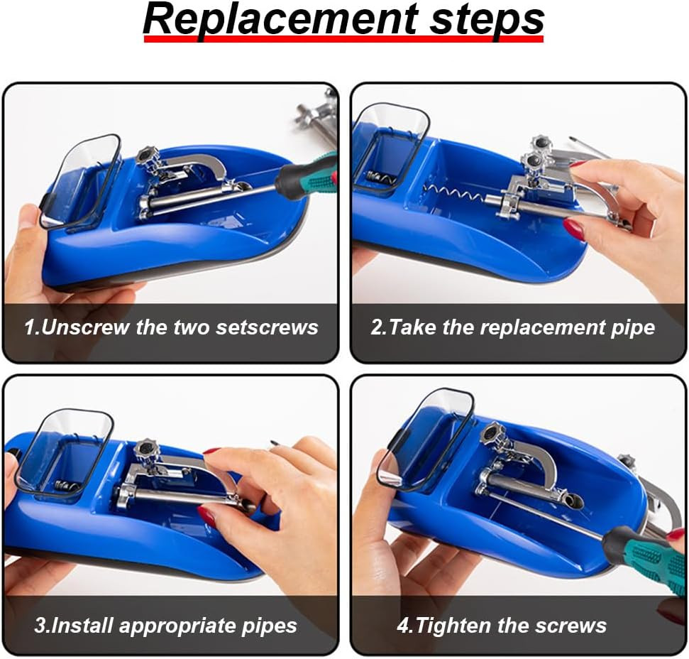 Cigarette Machine Automatic Electric Rolling Roller Tobacco Injector Maker US