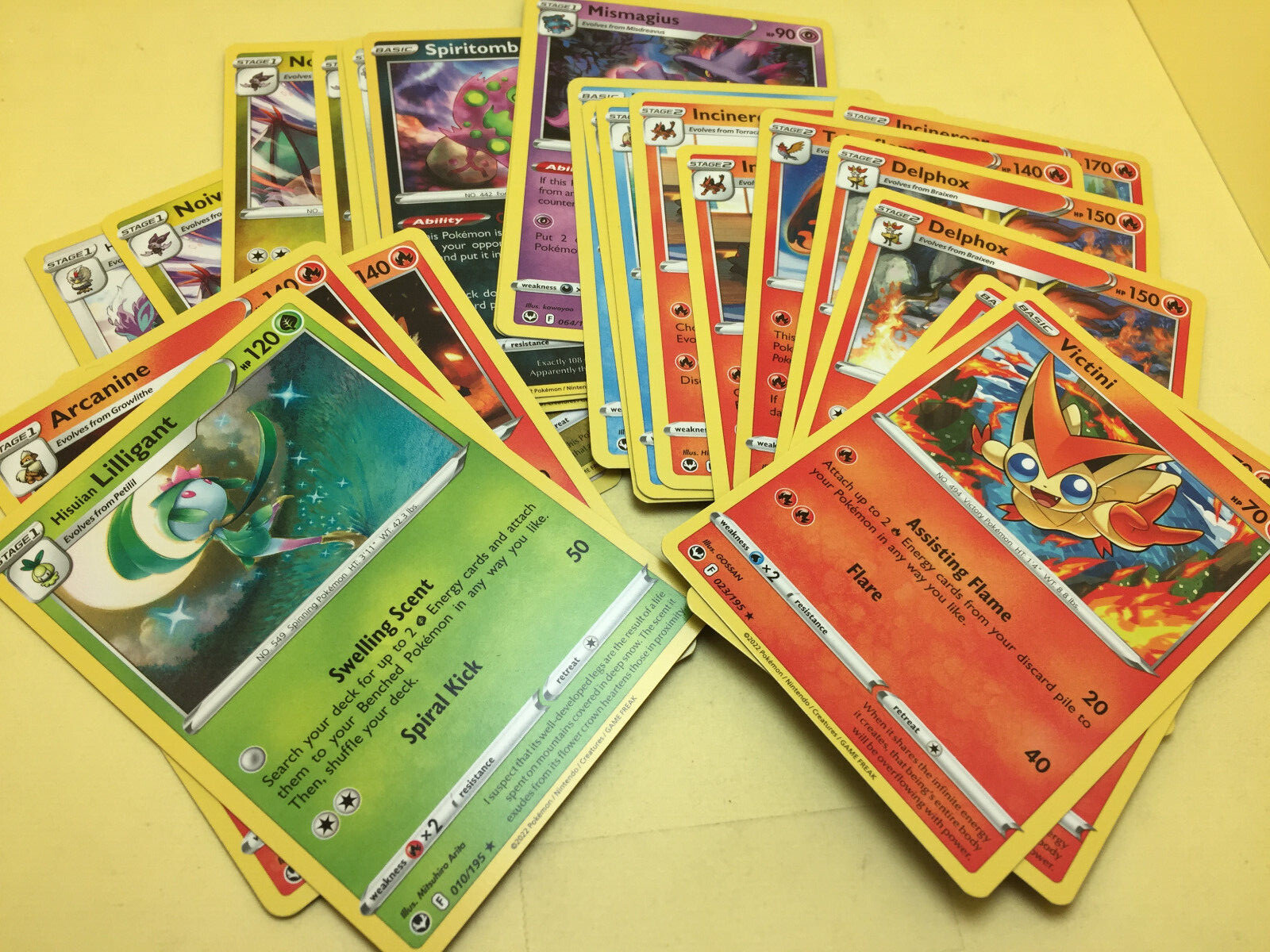 Rare/Non-Holo - 2022 Pokemon Silver Tempest /195 Card($2 Minimum Order Required)