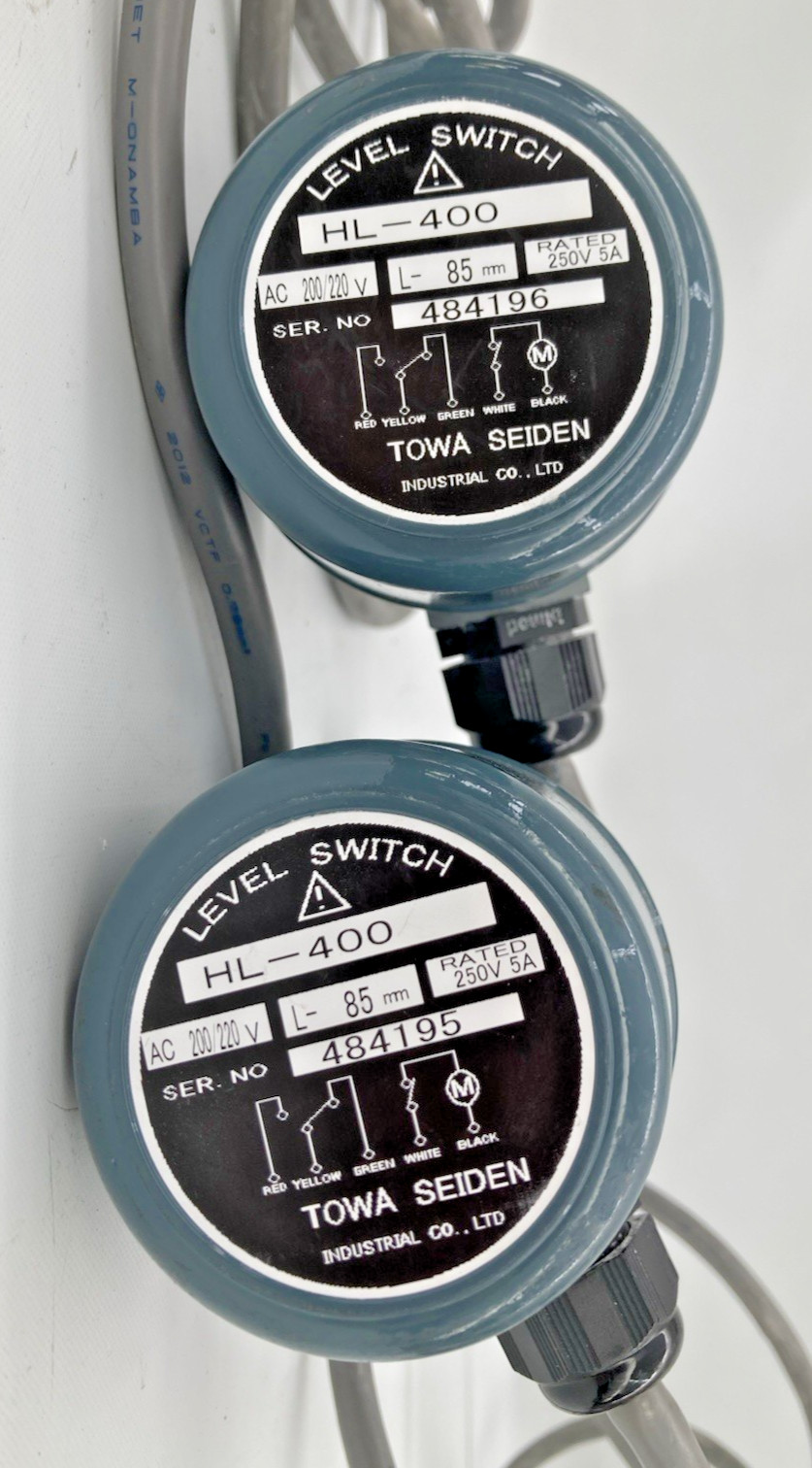 TOWA SEIDEN Level Switch HL-400 Material Rotary Paddle Switch