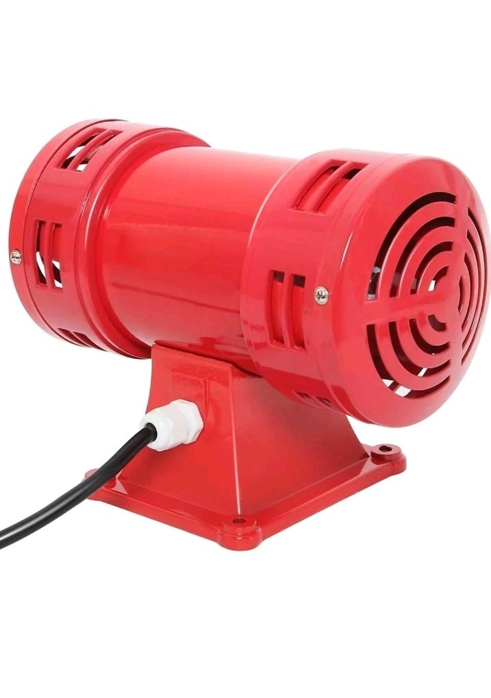 YaeCCC Air Raid Siren, 110V Electric Motor Driven Siren  150db, Super Loud