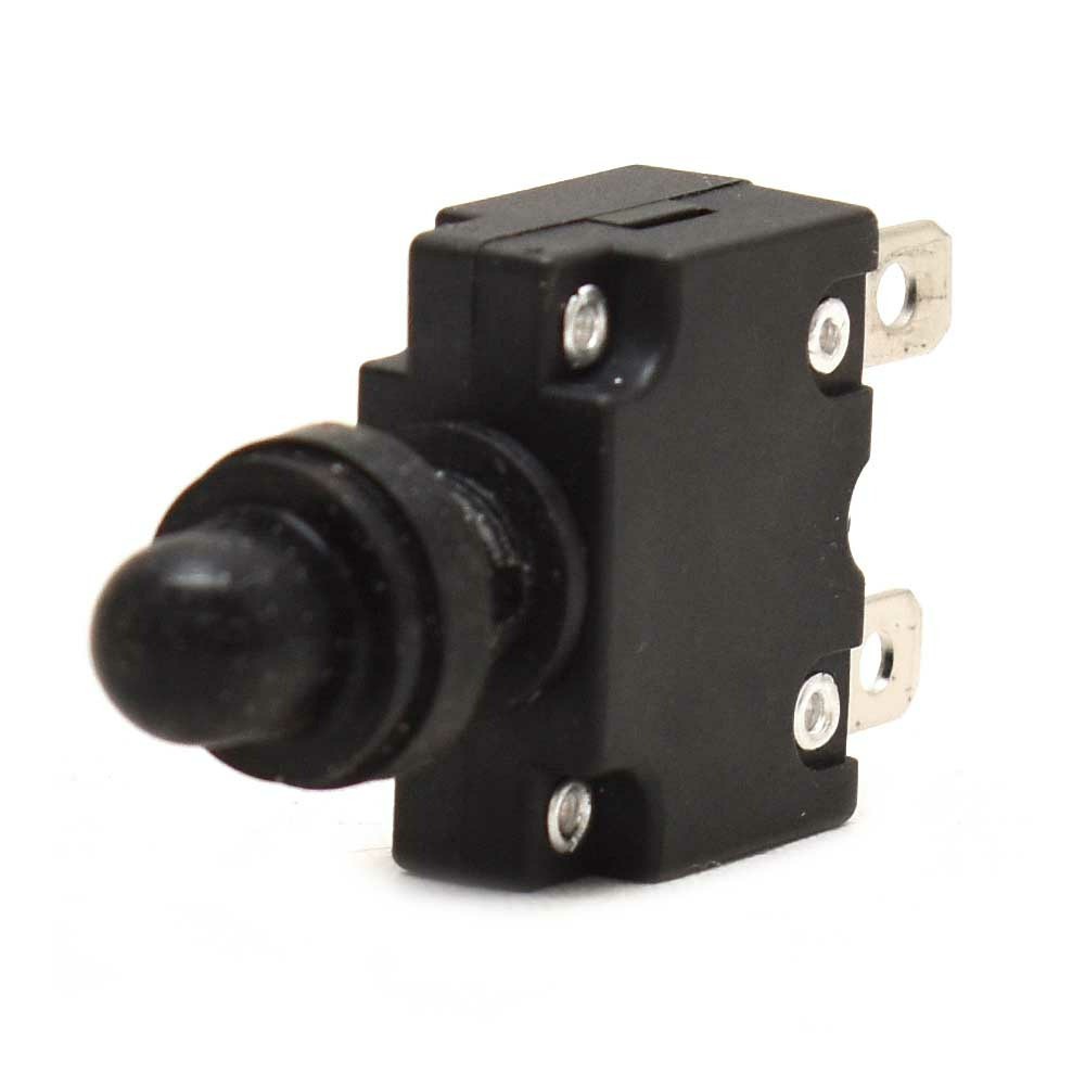 Carling Boat Push-to-Reset Circuit Breaker | w/ Boot 10A 125-250 VAC