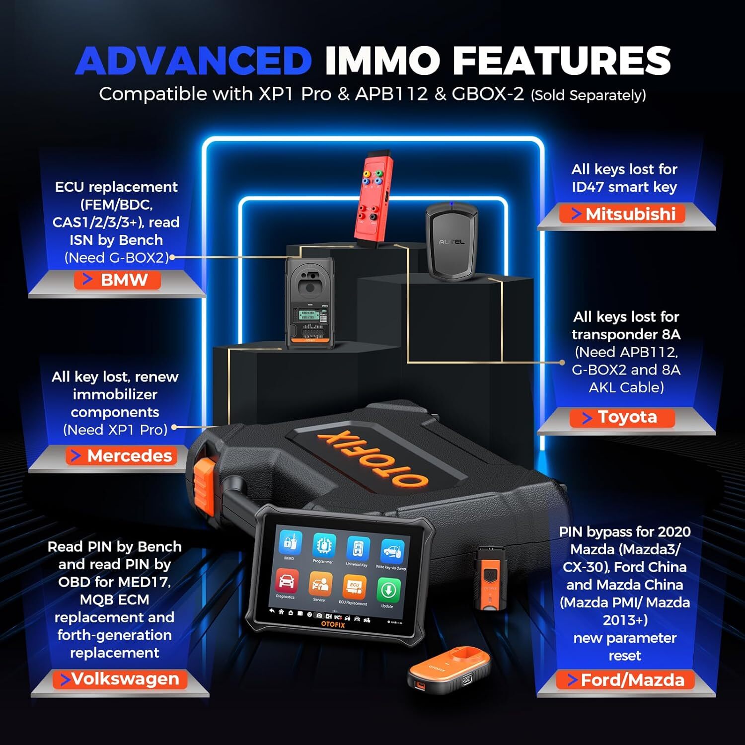 2024 OTOFIX IM1 IMMO K~EY FOB Programming All System Car Diagnostic Scanner Tool