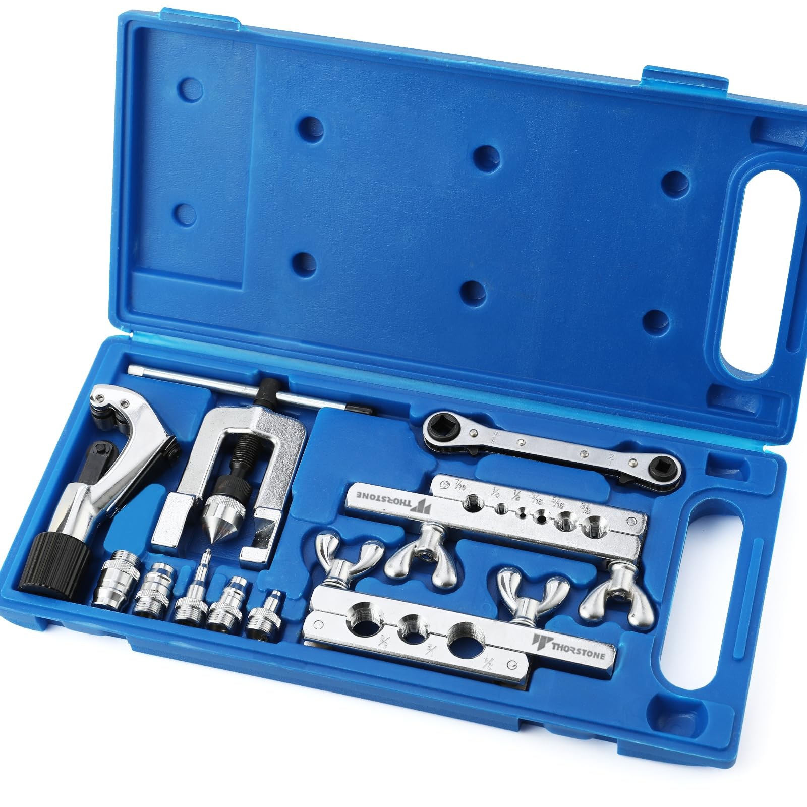 45 Degrees Single Flaring Tool Swaging Tool Kit Copper Tube Pipe Expander