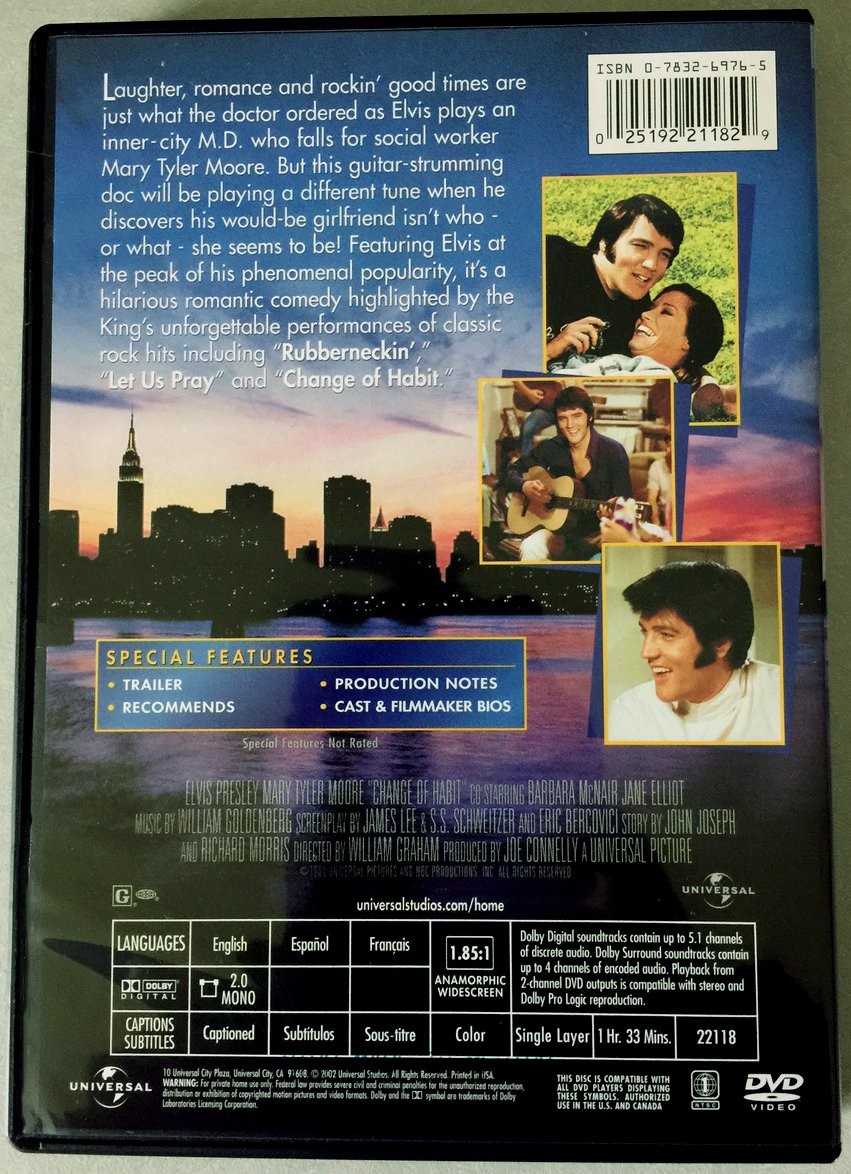 Change of Habit [DVD]
