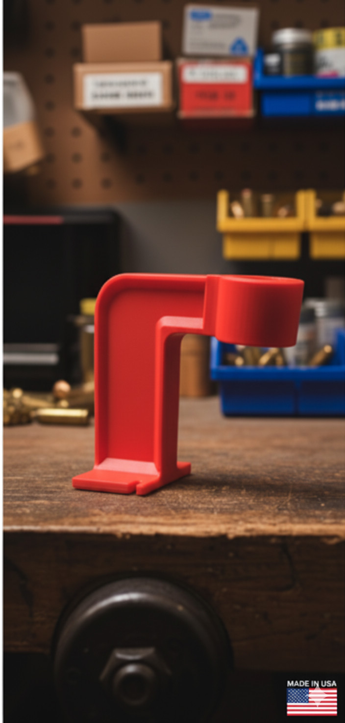 Fast Load Powder Measure Stand for Horna - NEW - Made in USA - Red Color