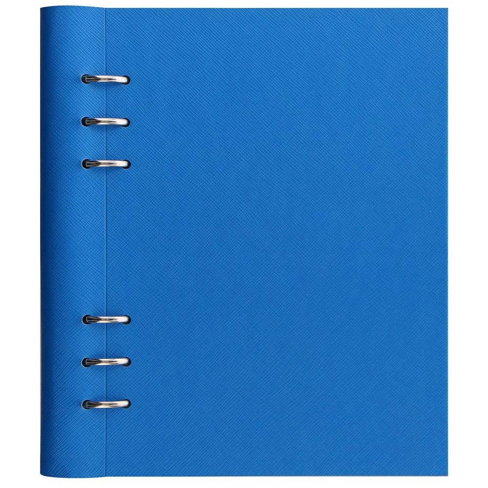 Saffiano Clipbook (Fluoro Blue) - A5