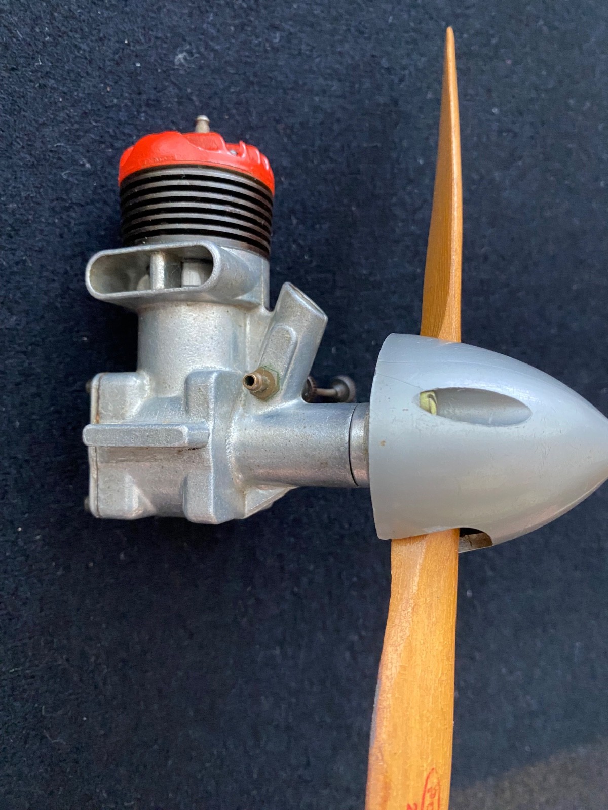 Vintage McCoy .35 "Red Head" Control Line Engine w/Extras