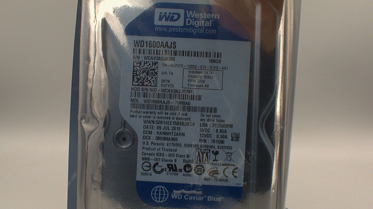 Western Digital Caviar Blue WD1600AAJS-75M0A0 160GB 7200 RPM 8MB Cache SATA