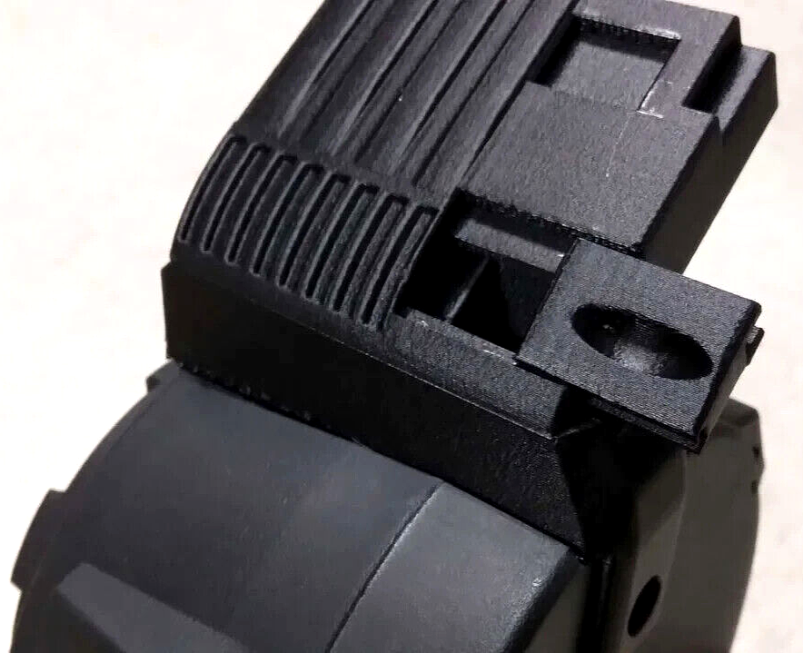 Airsoft M249 Angel Custom Drum Adapter for Evike Thunderstorm/ Firestorm Drum