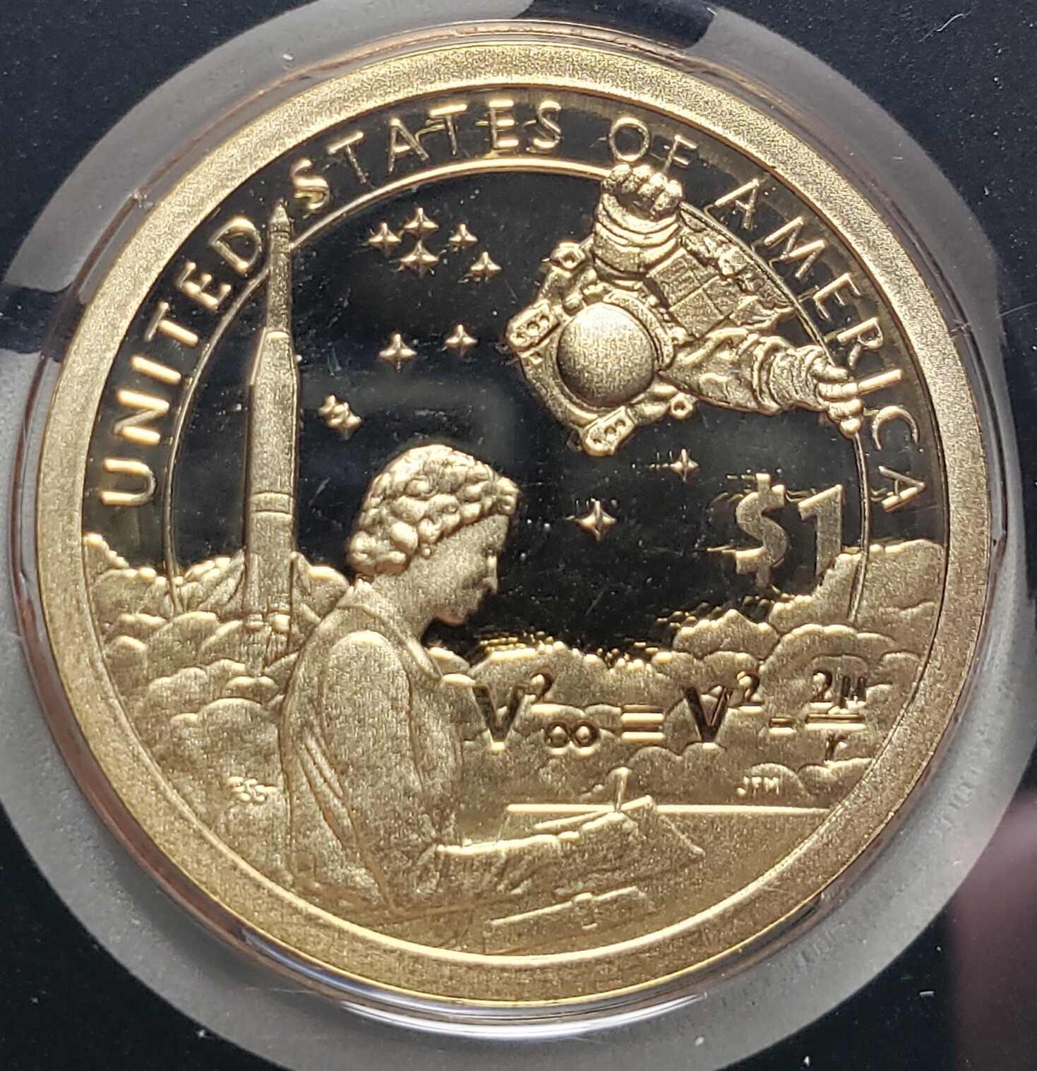 2019-S Sacagawea Golden Dollar Gem Proof Cameo