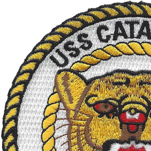 USS Catamount LSD-17 Dock Landing Ship Patch
