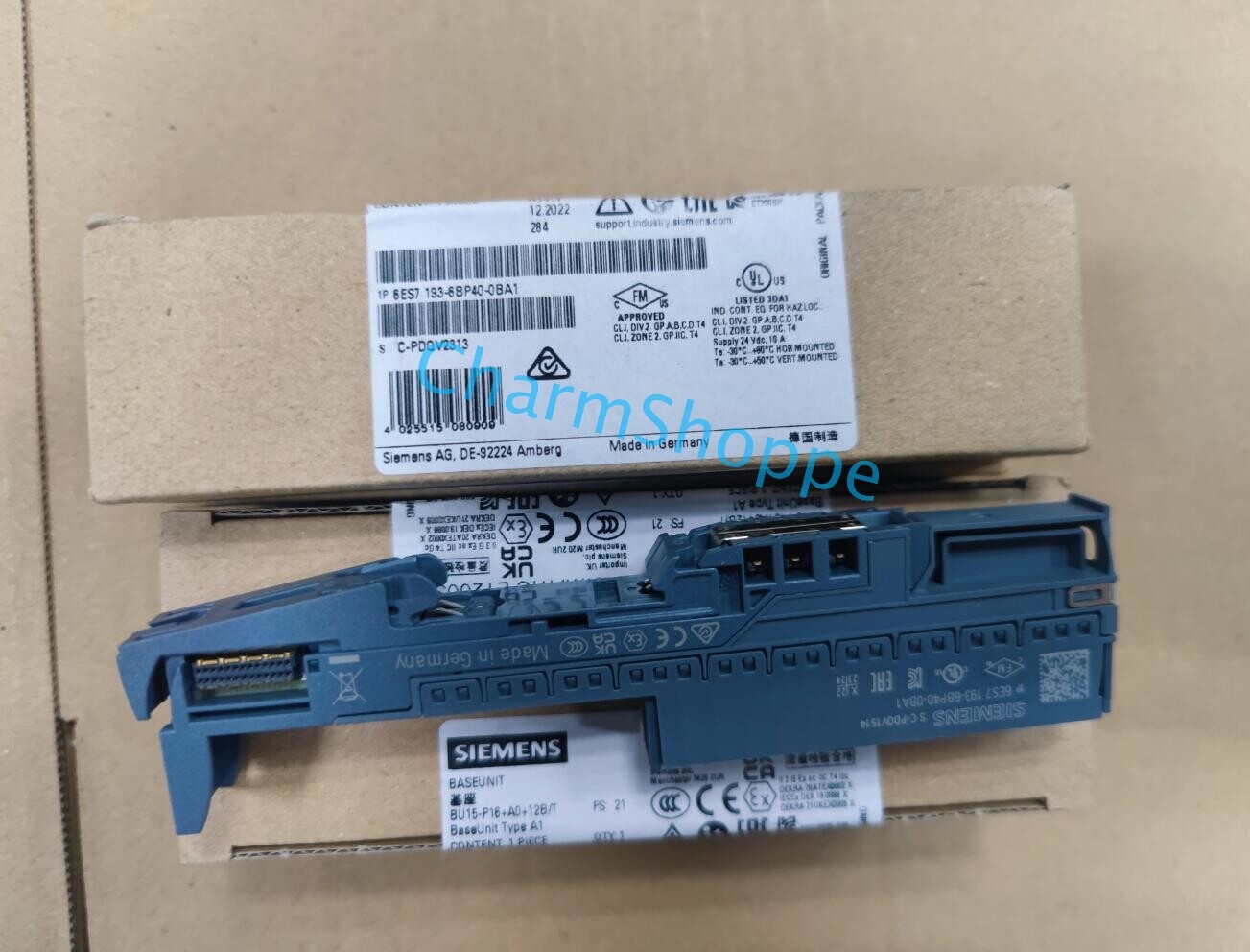 1PCS SIEMENS New In Box BaseUnit 6ES7193-6BP40-0BA1 Fast Shipping