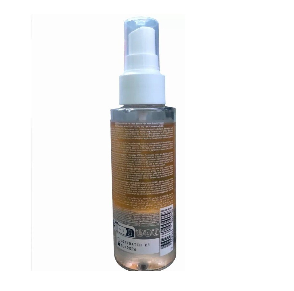 2 PACK SVR Sun Secure Eau Solaire SPF50+ Moisturizing Sun Water 3.4oz Exp 10/27
