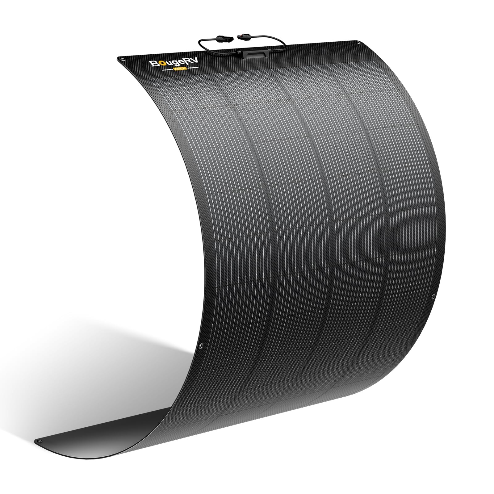 BougeRV Arch 200W 12V Fiberglass Flexible Solar Panel for RV Camping Home Boat