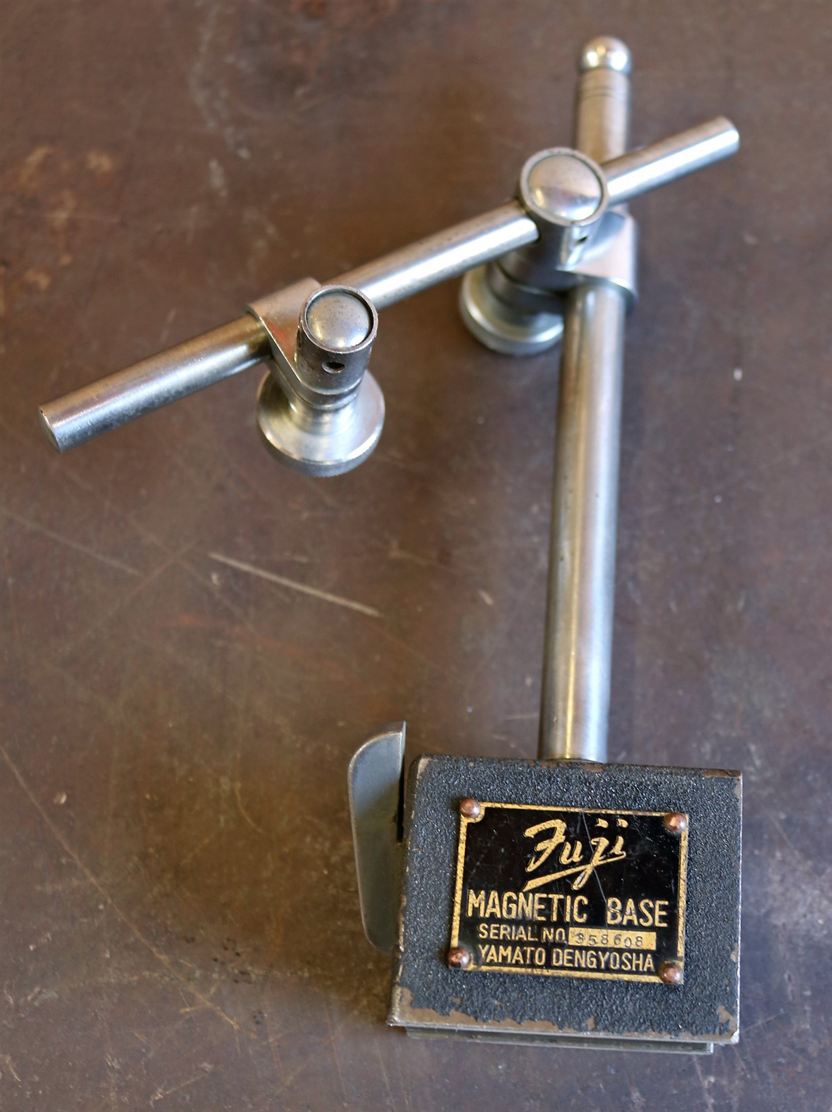 Fuji, Japan Older Magnetic Dial Indicator Stand In Very Nice Shape - - E2940