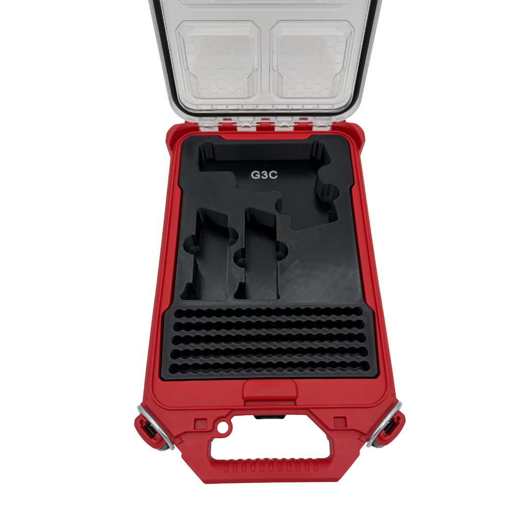 Taurus G3C Insert for Milwaukee Packout – Holds 2 Mags + 95 Rounds