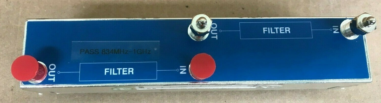 ATX Network Maxnet MNFF  FILTER MN-8760F PASS 834MHz-1GHz