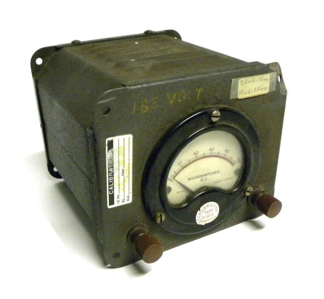 UTC SPECIAL SERIES TYPE S-33 MICROAMPERES DC METER