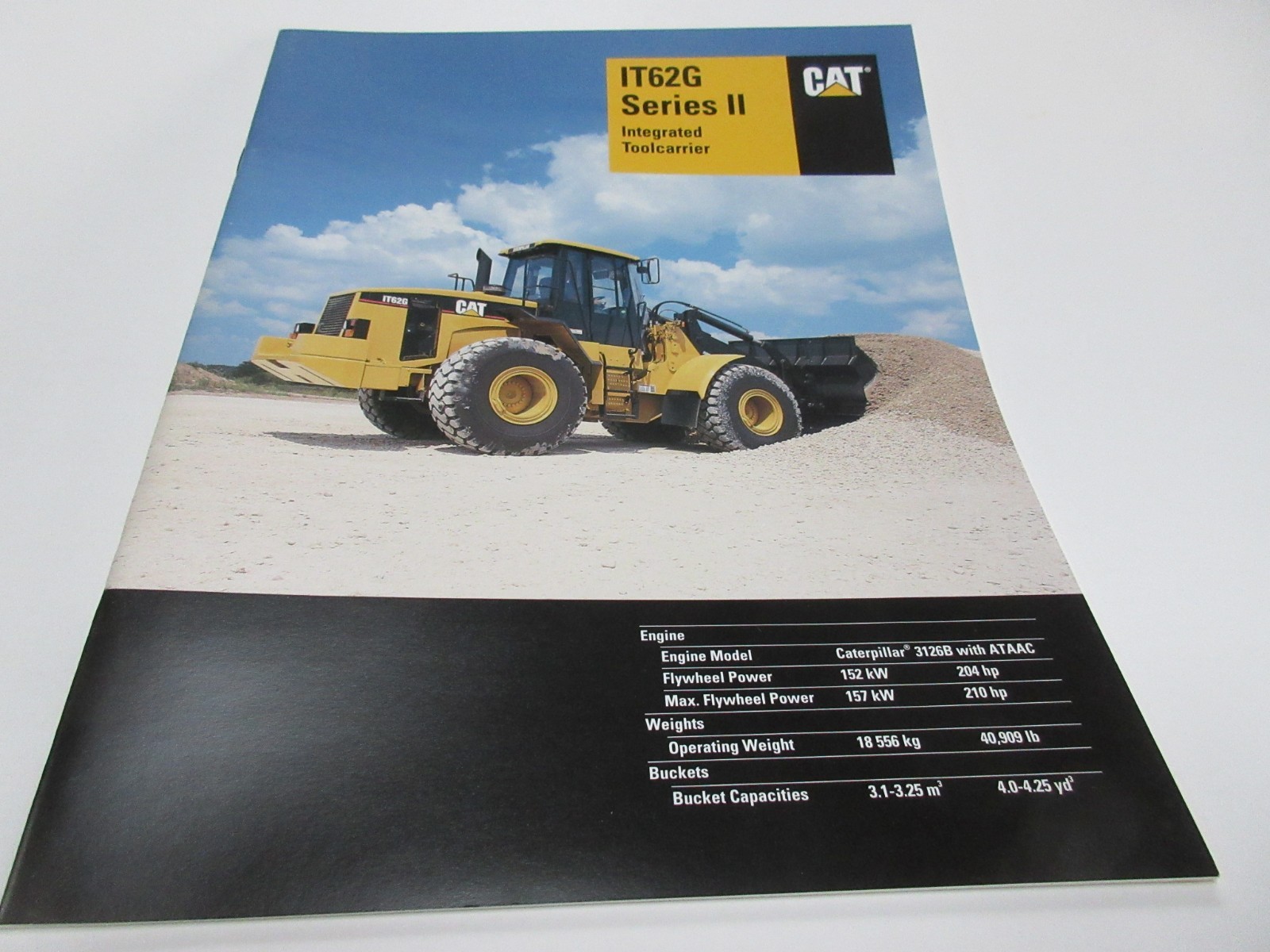 Caterpillar IT62G Tool Carrier Wheel Loader Sales Brochure 24 Page