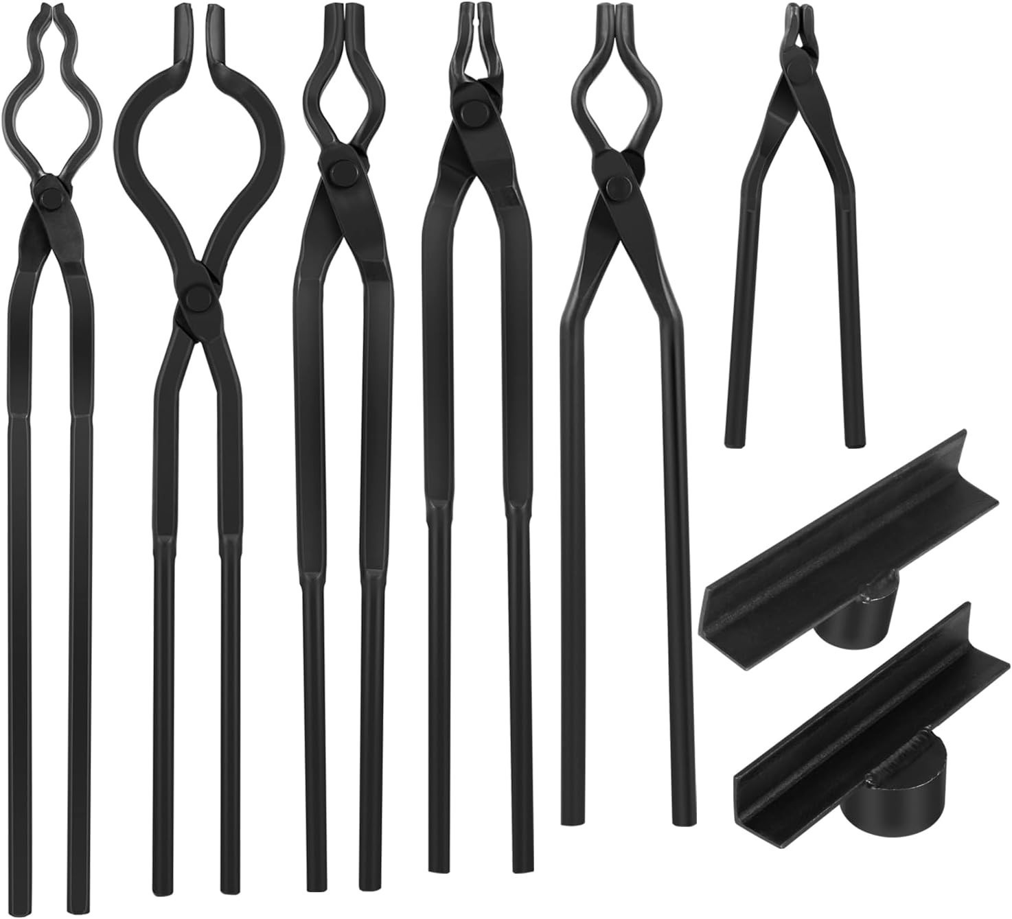 Blacksmith Tongs Railroad Spike Tongs Flat Jaw Tongs Bolt Tongs Pick-up Tongs